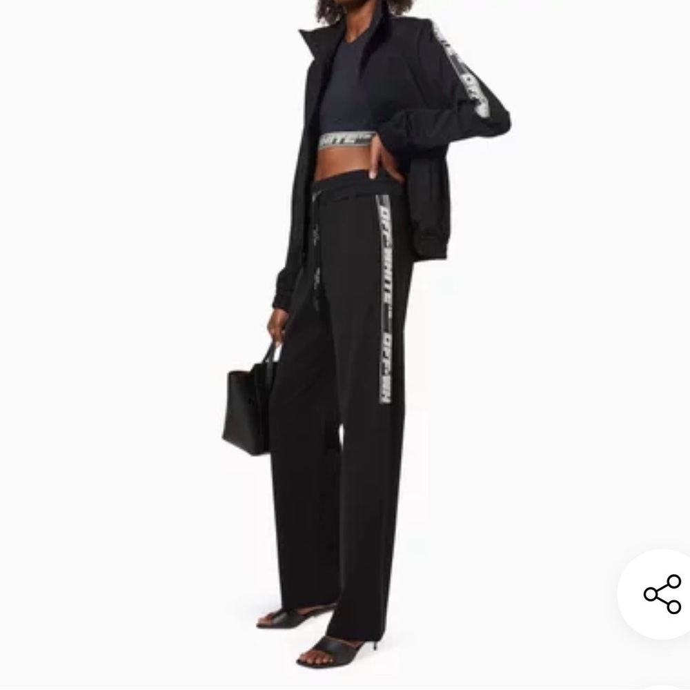 Off-White Track Pants with logo Side Tape